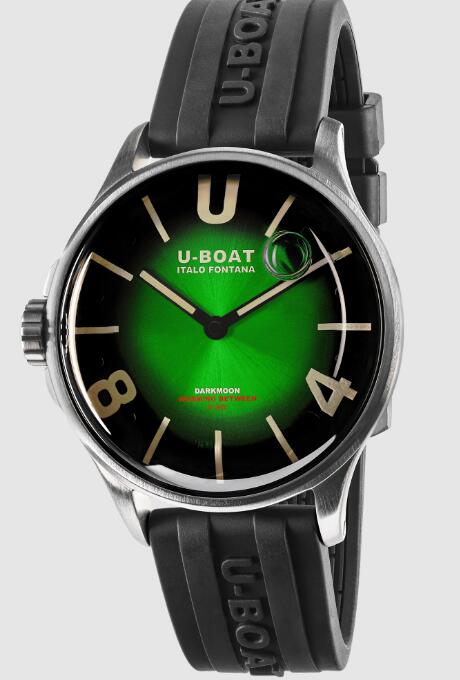 Replica U-BOAT Watch DARKMOON 40 MM GREEN SS SOLEIL 9502